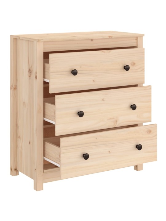 Příborník 70 x 35 x 80 cm masivní borové dřevo