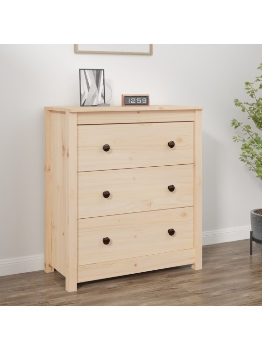Příborník 70 x 35 x 80 cm masivní borové dřevo