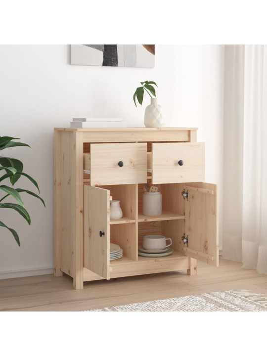 Příborník 70 x 35 x 80 cm masivní borové dřevo