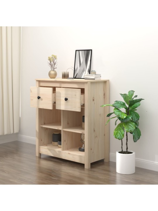 Příborník 70 x 35 x 80 cm masivní borové dřevo