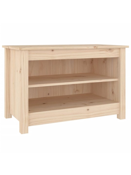 Lavice s botníkem 70 x 38 x 45,5 cm masivní borovice