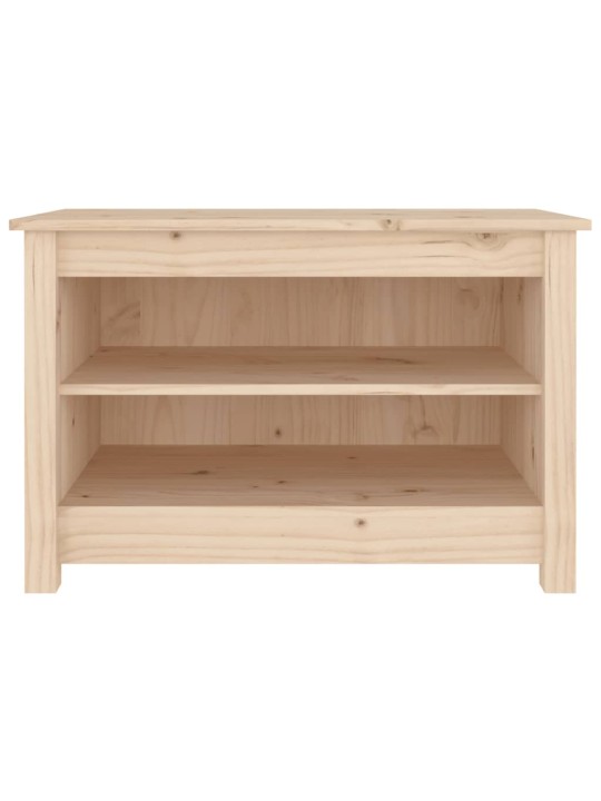 Lavice s botníkem 70 x 38 x 45,5 cm masivní borovice
