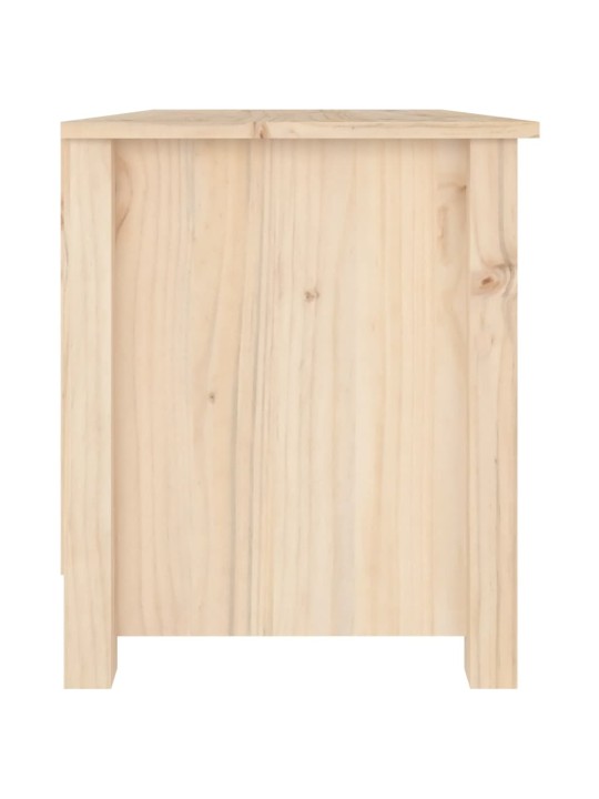 Lavice s botníkem 70 x 38 x 45,5 cm masivní borovice