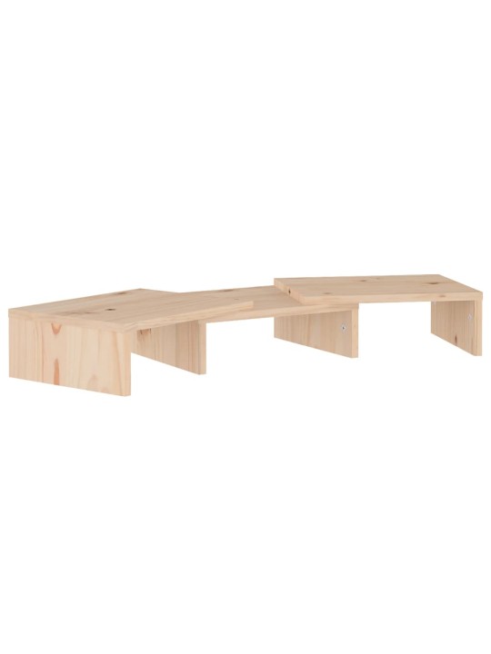 Stojan na monitor 60 x 24 x 10,5 cm masivní borové dřevo
