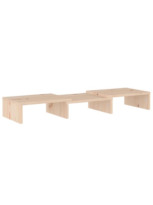 Stojan na monitor 60 x 24 x 10,5 cm masivní borové dřevo