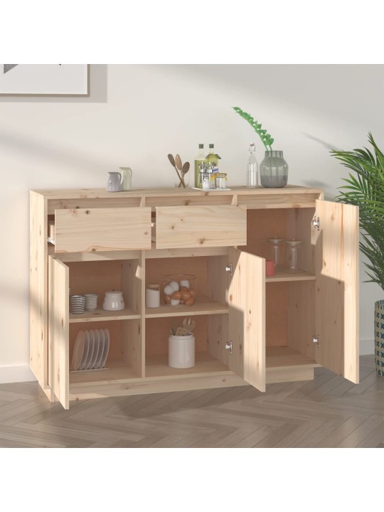 Příborník 110 x 34 x 75 cm masivní borové dřevo