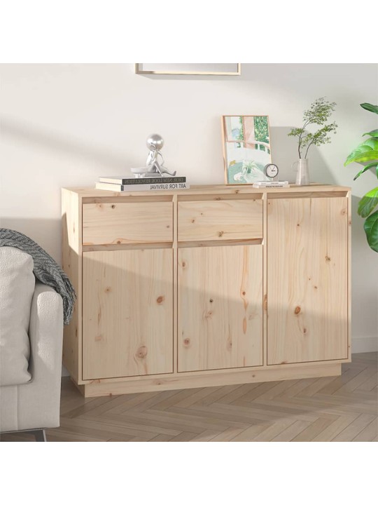 Příborník 110 x 34 x 75 cm masivní borové dřevo