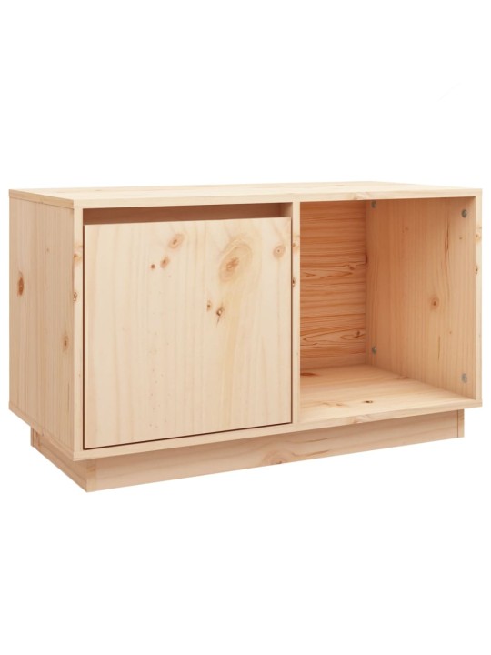 TV skříňka 74 x 35 x 44 cm masivní borové dřevo