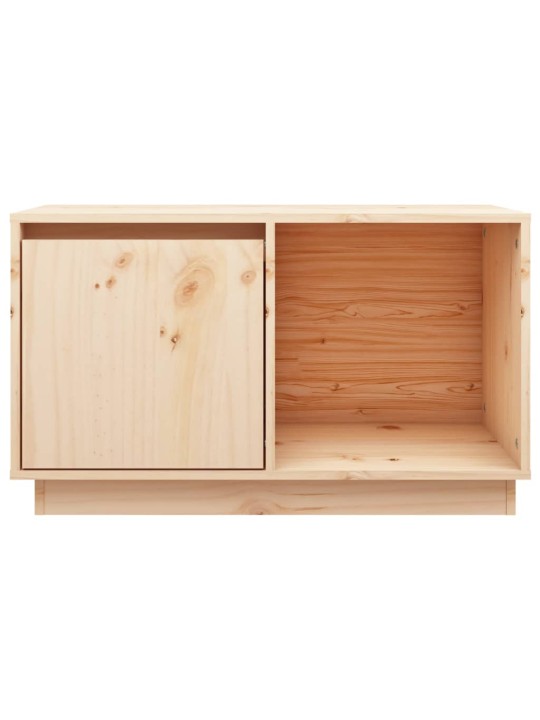 TV skříňka 74 x 35 x 44 cm masivní borové dřevo
