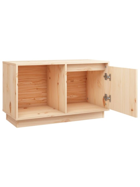 TV skříňka 74 x 35 x 44 cm masivní borové dřevo
