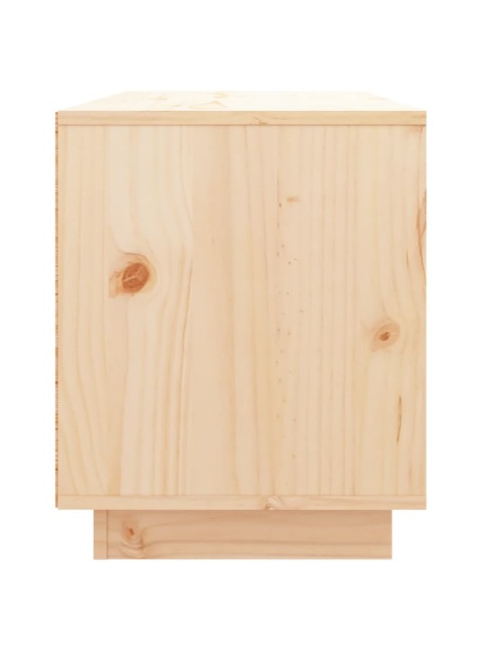 TV skříňka 74 x 35 x 44 cm masivní borové dřevo