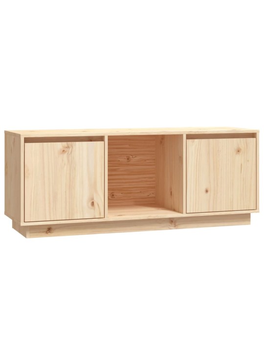 TV skříňka 110,5 x 35 x 44 cm masivní borové dřevo