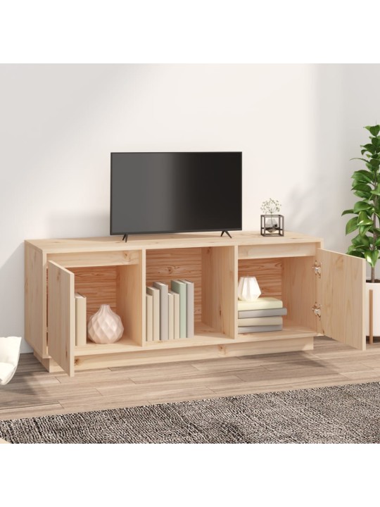 TV skříňka 110,5 x 35 x 44 cm masivní borové dřevo