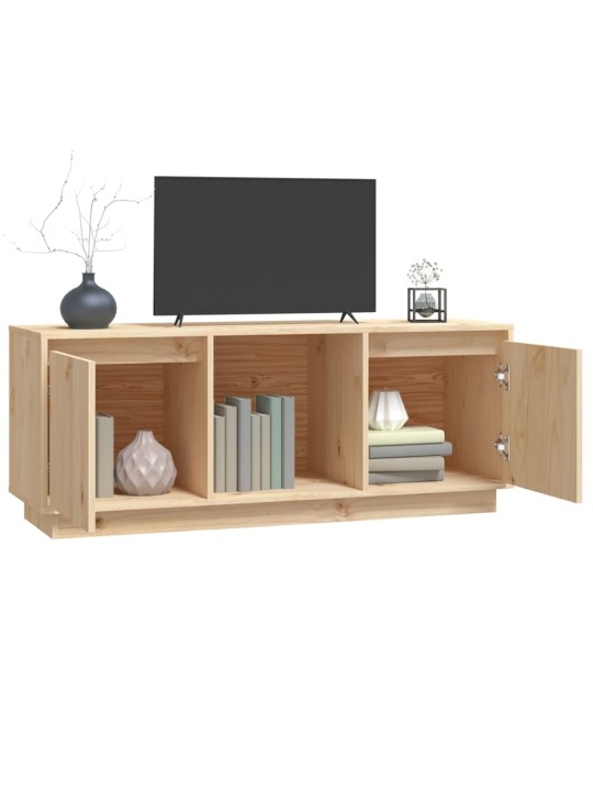 TV skříňka 110,5 x 35 x 44 cm masivní borové dřevo