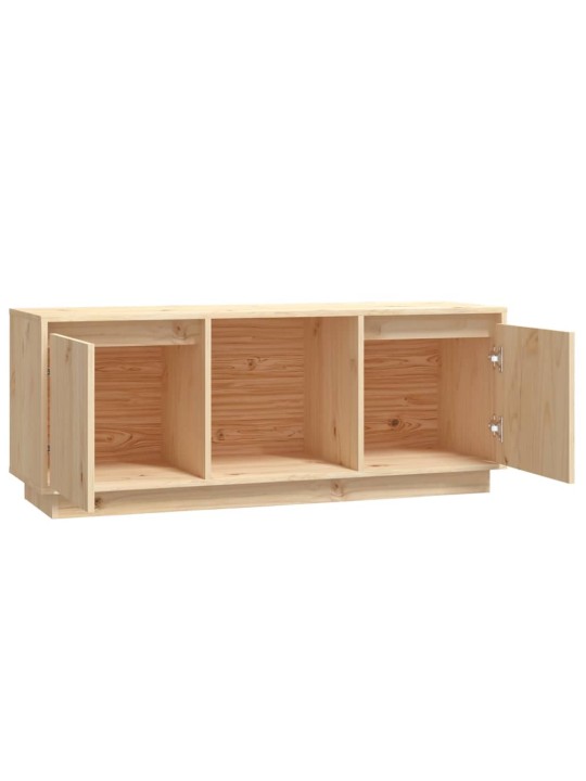 TV skříňka 110,5 x 35 x 44 cm masivní borové dřevo
