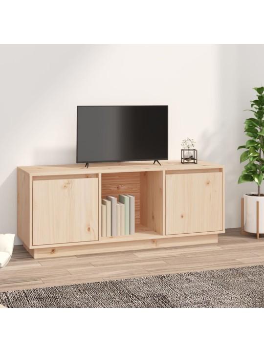 TV skříňka 110,5 x 35 x 44 cm masivní borové dřevo
