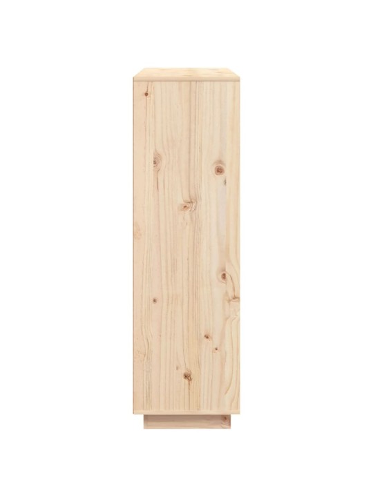 Komoda 110,5 x 35 x 117 cm masivní borové dřevo