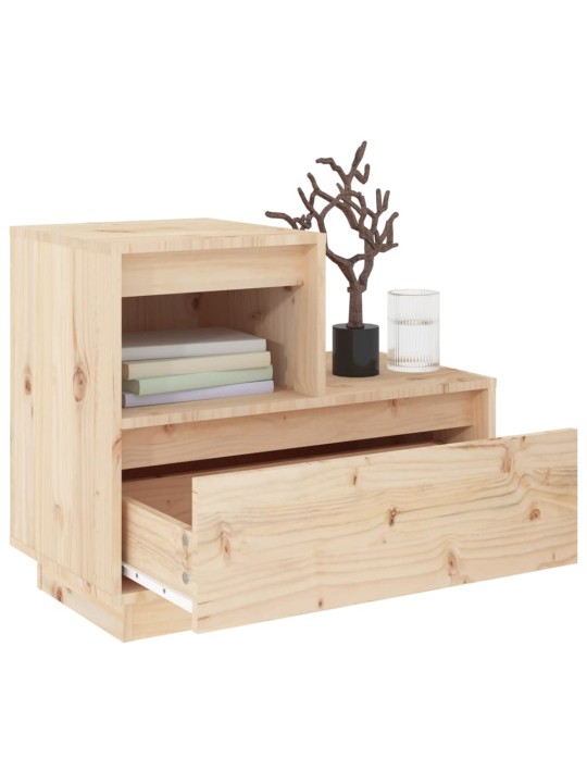 Noční stolky 2 ks 60 x 34 x 51 cm masivní borové dřevo