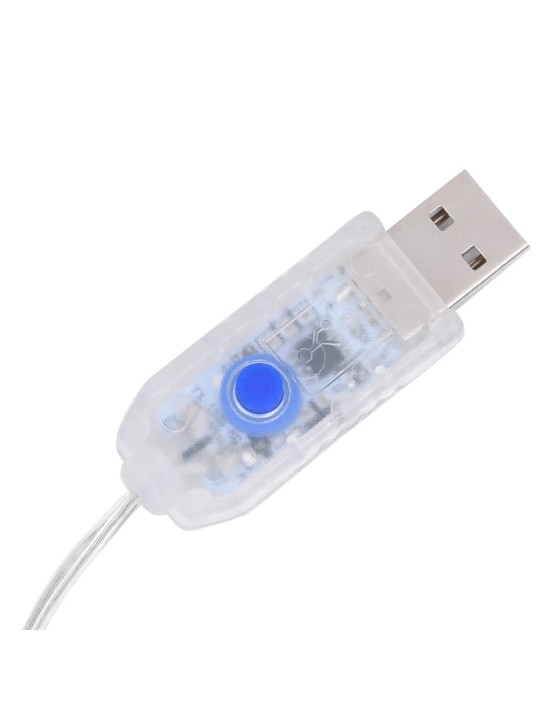 Vánoční sobi 2 ks zlatí 40 LED diod