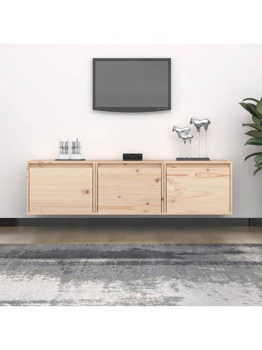 TV skříňky 3 ks masivní borové dřevo