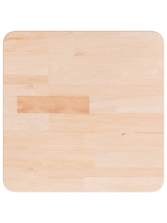 Čtvercová stolní deska 40x40x1,5cm masivní dub bez úprav