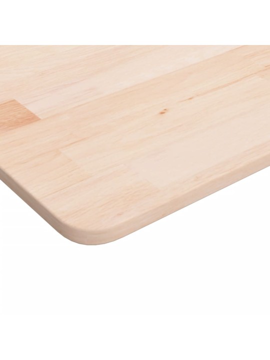 Čtvercová stolní deska 50x50x1,5 cm masivní dub bez úprav
