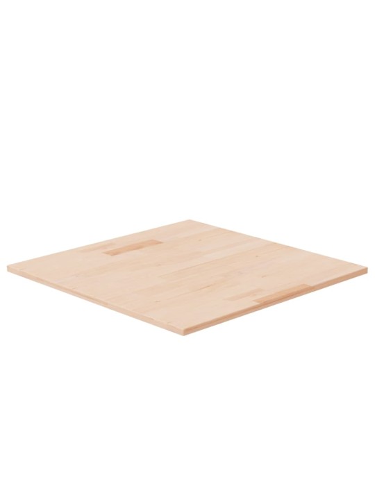 Čtvercová stolní deska 60x60x1,5 cm masivní dub bez úprav
