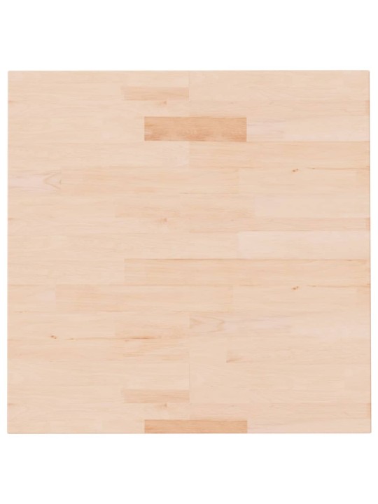Čtvercová stolní deska 60x60x1,5 cm masivní dub bez úprav