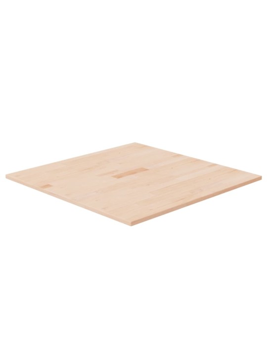 Čtvercová stolní deska 70x70x1,5 cm masivní dub bez úprav