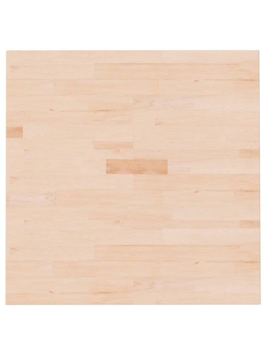 Čtvercová stolní deska 70x70x1,5 cm masivní dub bez úprav