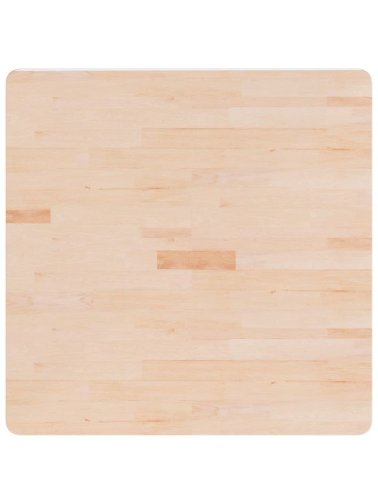 Čtvercová stolní deska80x80x1,5 cm masivní dub bez úprav
