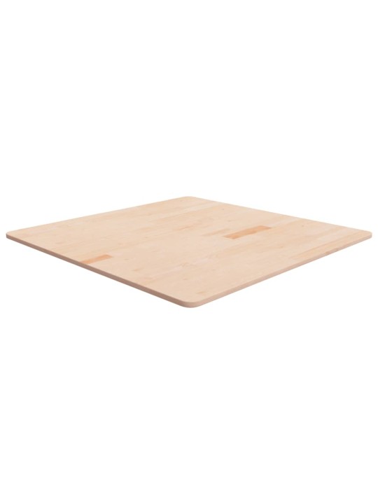 Čtvercová stolní deska 90x90x1,5 cm masivní dub bez úprav