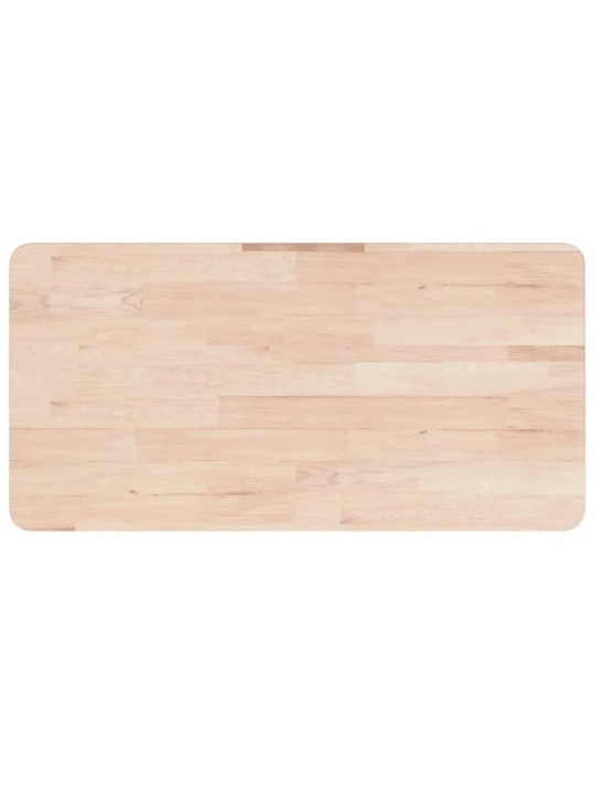 Koupelnová deska 80 x 40 x 1,5 cm neošetřené masivní dřevo