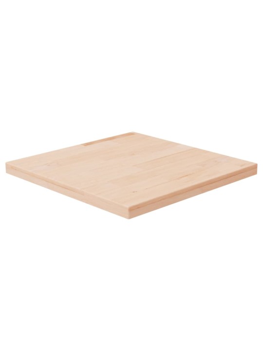 Čtvercová stolní deska 40x40x2,5 cm masivní dub bez úprav