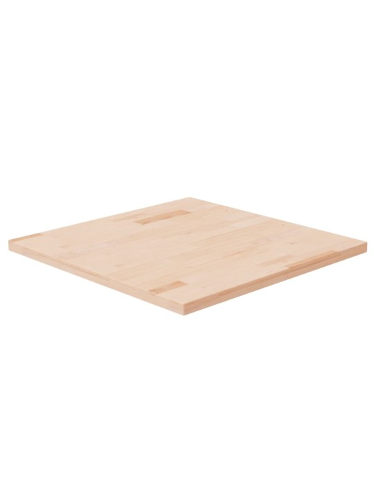 Čtvercová stolní deska 60x60x2,5 cm masivní dub bez úprav