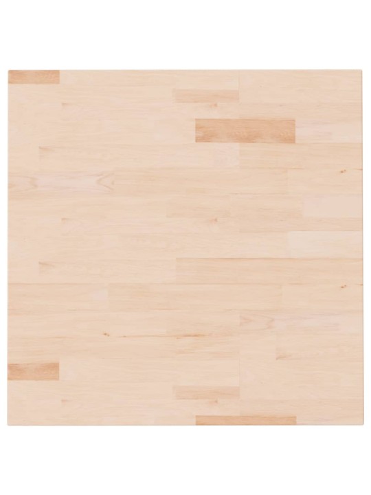 Čtvercová stolní deska 60x60x2,5 cm masivní dub bez úprav