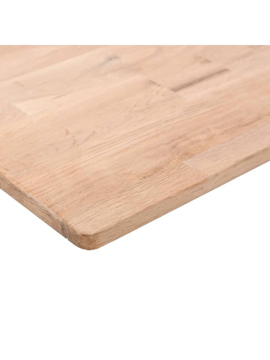 Čtvercová stolní deska 60x60x2,5 cm masivní dub bez úprav
