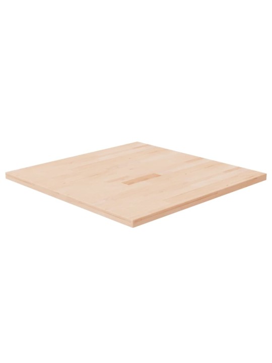 Čtvercová stolní deska 70x70x2,5 cm masivní dub bez úprav