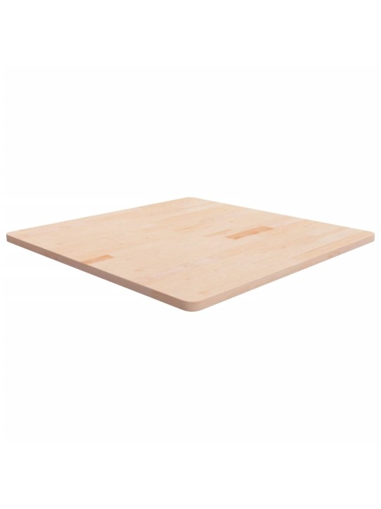 Čtvercová stolní deska 90x90x2,5 cm masivní dub bez úprav