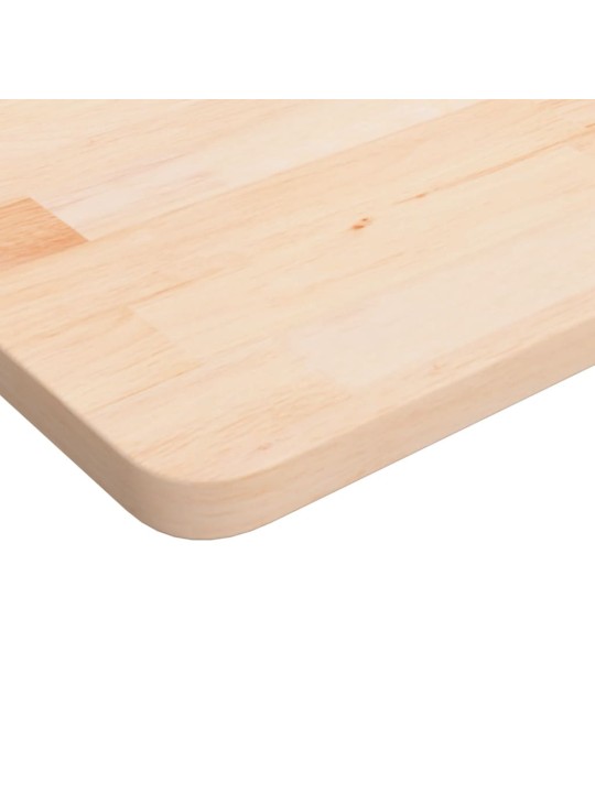 Čtvercová stolní deska 90x90x2,5 cm masivní dub bez úprav