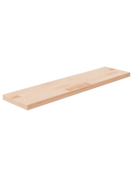 Policová deska 80 x 20 x 2,5 cm masivní dubové dřevo bez úprav