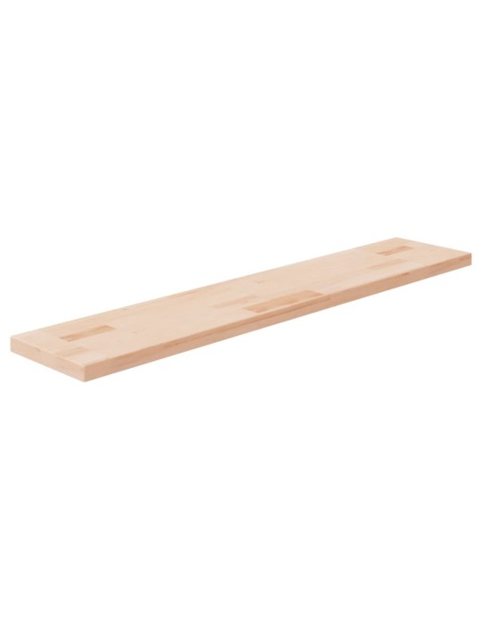 Policová deska 100 x 20 x 2,5 cm masivní dubové dřevo bez úprav