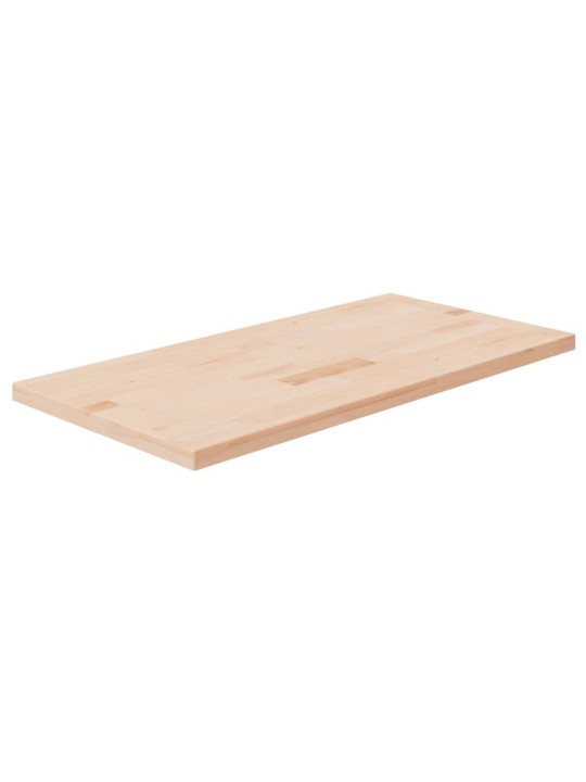 Koupelnová deska 80 x 40 x 2,5 cm neošetřené masivní dřevo