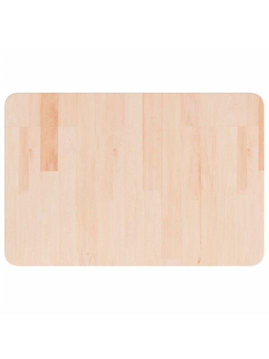 Koupelnová deska 60 x 40 x 2,5 cm neošetřené masivní dřevo
