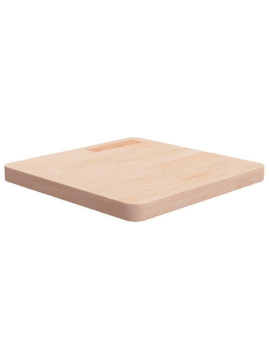 Čtvercová stolní deska 50 x 50 x 4 cm masivní dub bez úprav
