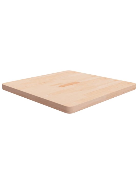 Čtvercová stolní deska 70x70x4 cm masivní dub bez úprav