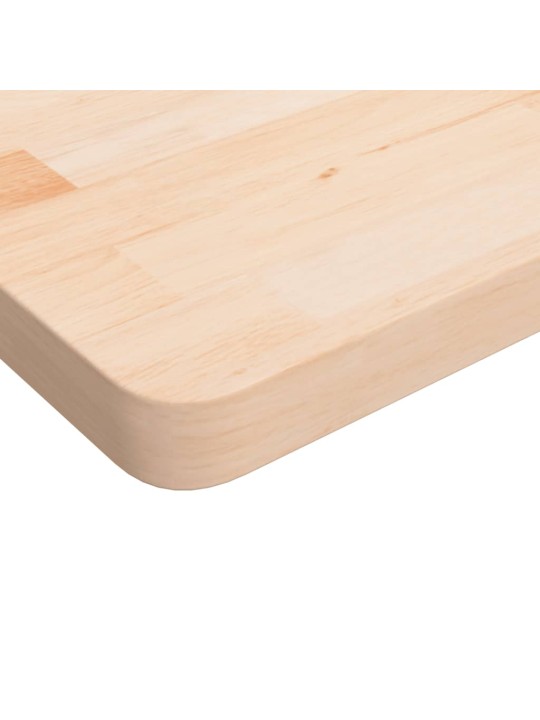 Čtvercová stolní deska 70x70x4 cm masivní dub bez úprav