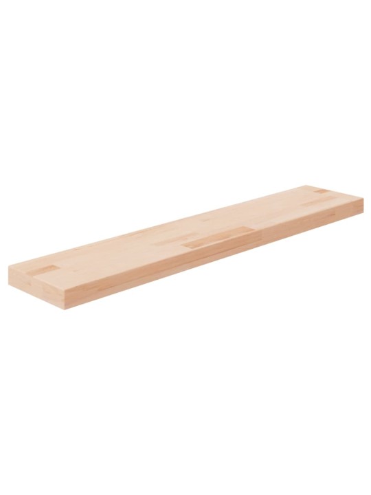 Policová deska 100x20x4 cm masivní dubové dřevo bez úprav