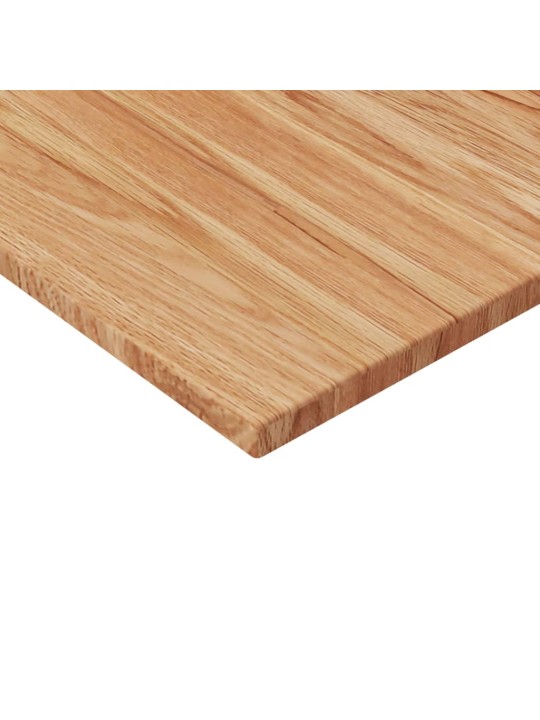 Čtvercová stolní deska světle hnědá 60x60x1,5 cm ošetřený dub