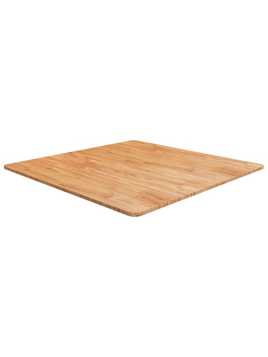 Čtvercová stolní deska světle hnědá 90x90x1,5cm ošetřený dub